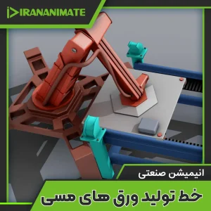 3D Industrial Animation of the Cooper Sheets production line - انیمیشن صنعتی شبیه سازی خط تولید ورق های مسی